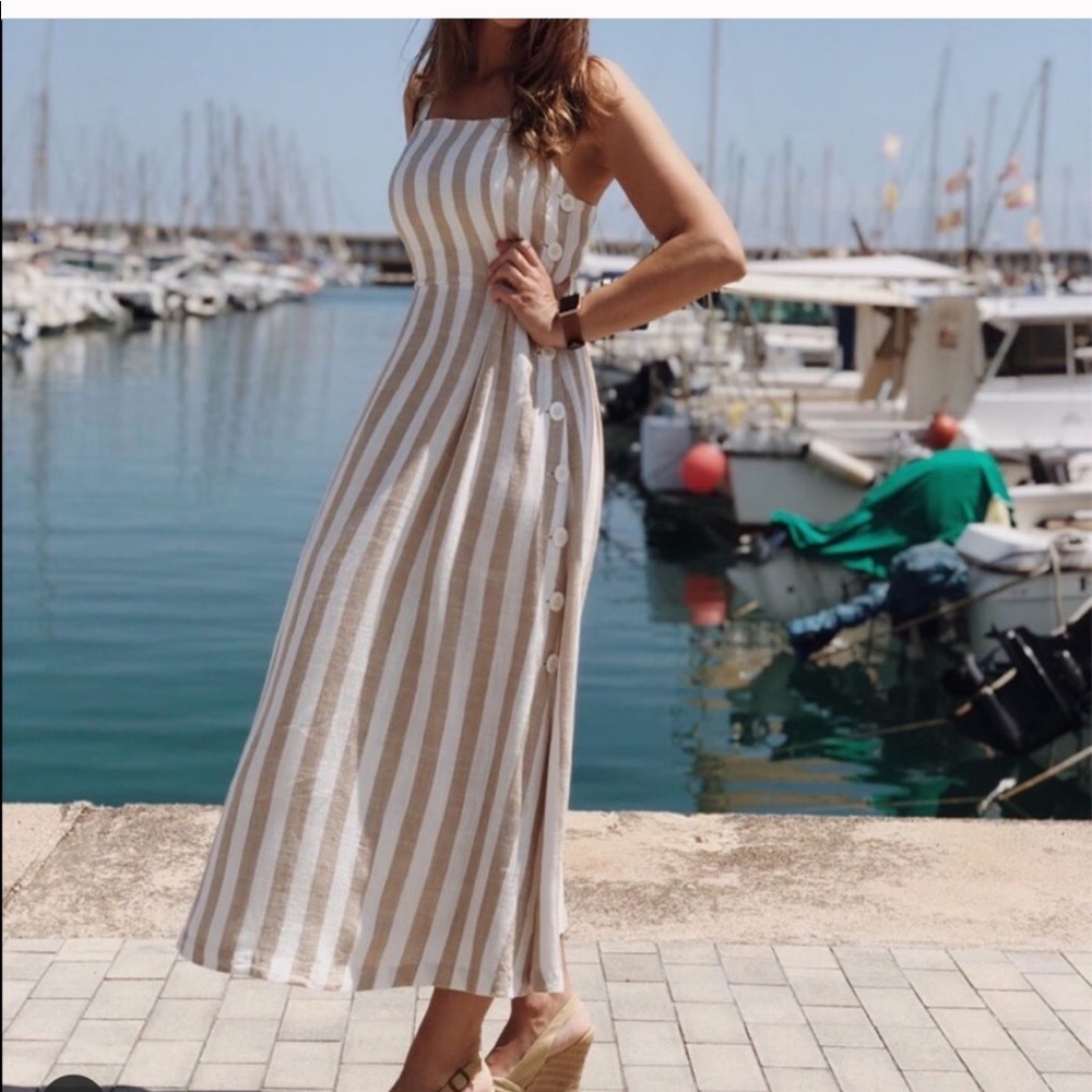 Mango Midi cotton dress bloggers favorite